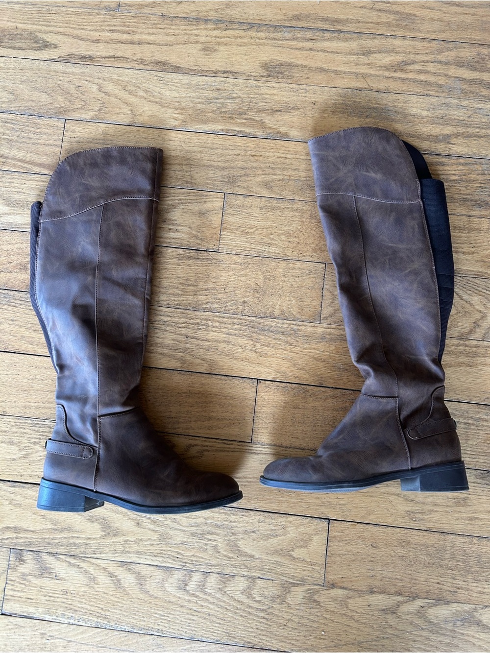 Madden Girl Tall Brown Over-the-Knee Riding Boots